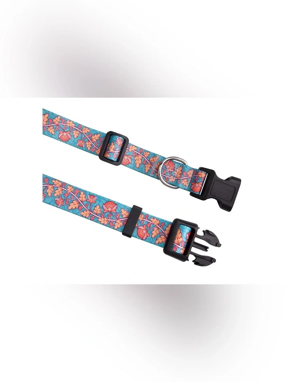 Dog Collar for Small Dogs, Soft Comfy Floral Pattern Size Smaller